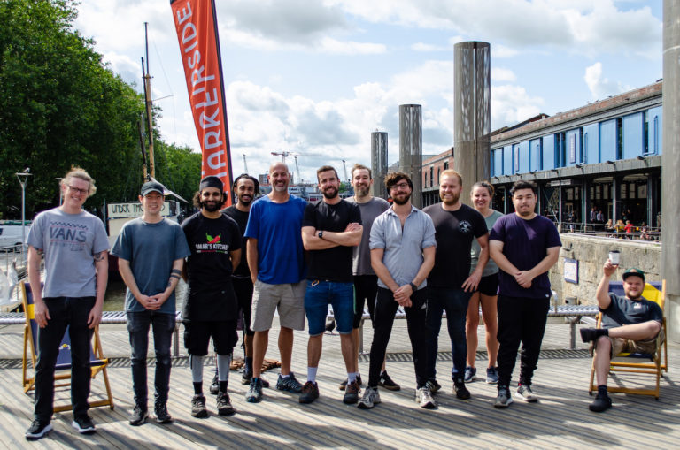 Buoy's street food traders on the Bristol waterfront